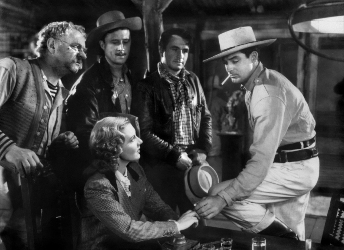 Кадры из Только у ангелов есть крылья (1939)