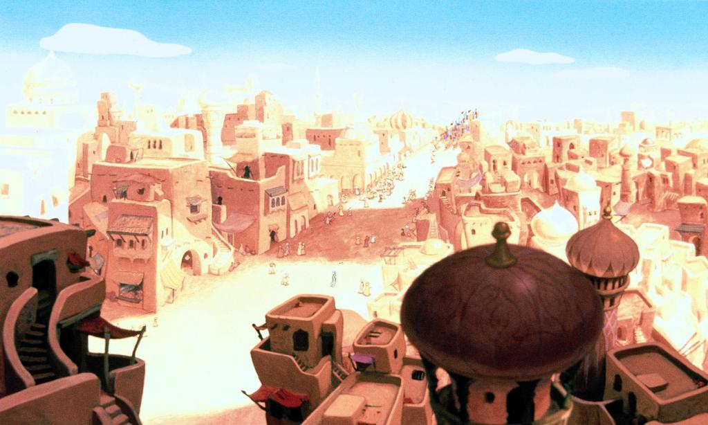 Кадры из Аладдин (1992)