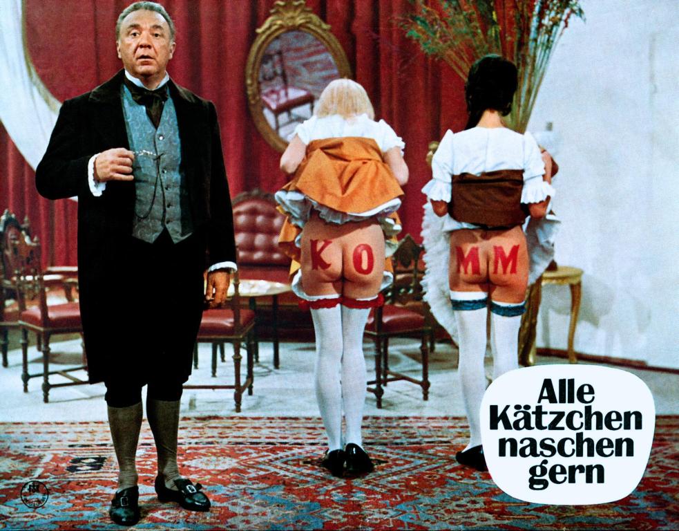 Кадры из Все кошки любят полакомиться (1969)