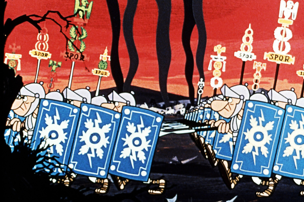 Кадры из Астерикс из Галлии (1967)