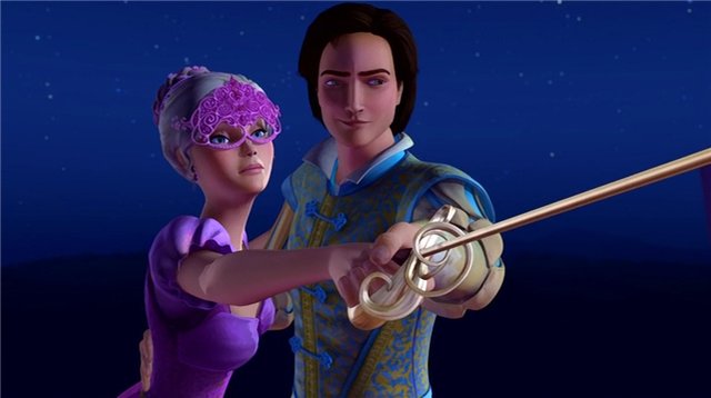 Кадры из Барби и три мушкетера (2009)