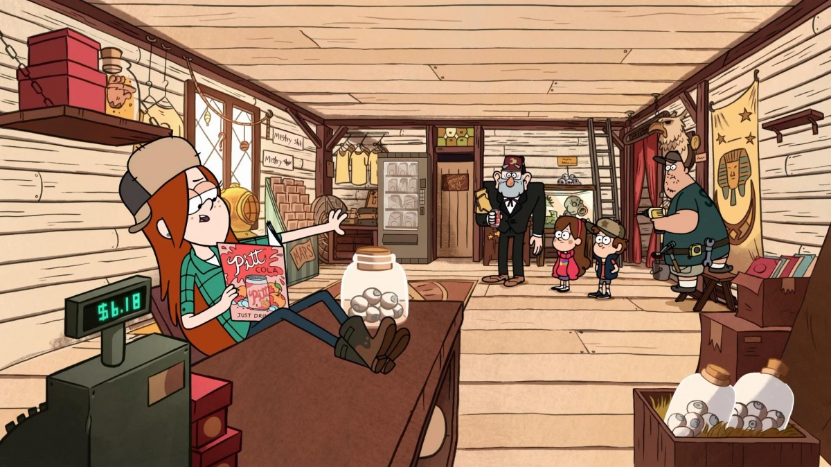 Кадры из Гравити Фолз (2012)