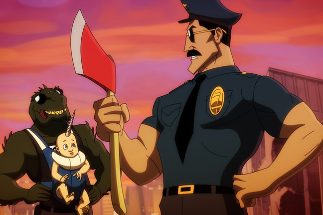 Кадры из Коп с топором (2013)