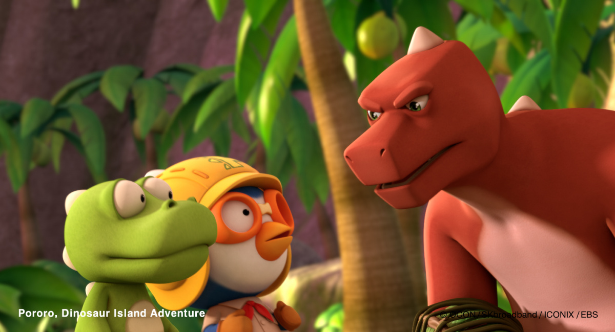 Кадры из Пингвинёнок Пороро. Мир динозавров (2017)