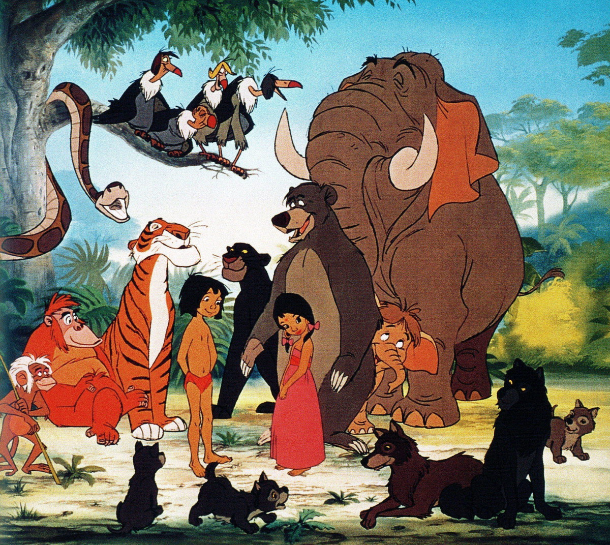 Кадры из Книга джунглей (1967)