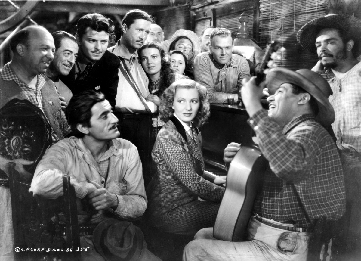 Кадры из Только у ангелов есть крылья (1939)