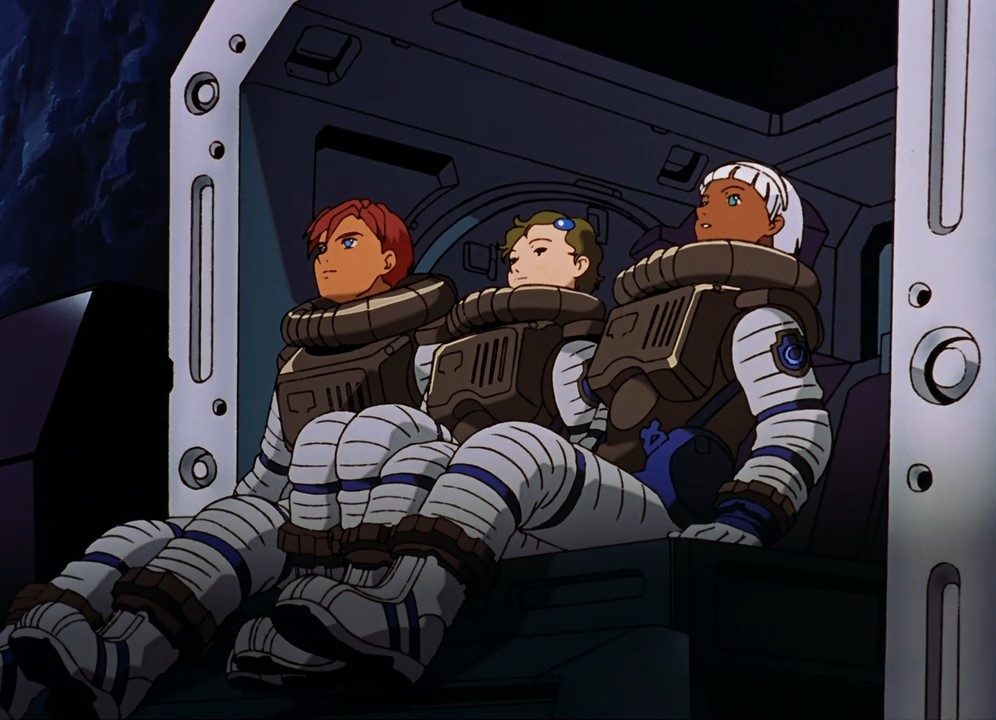 Кадры из Гандам: Объединение I — Свет Земли (2002)