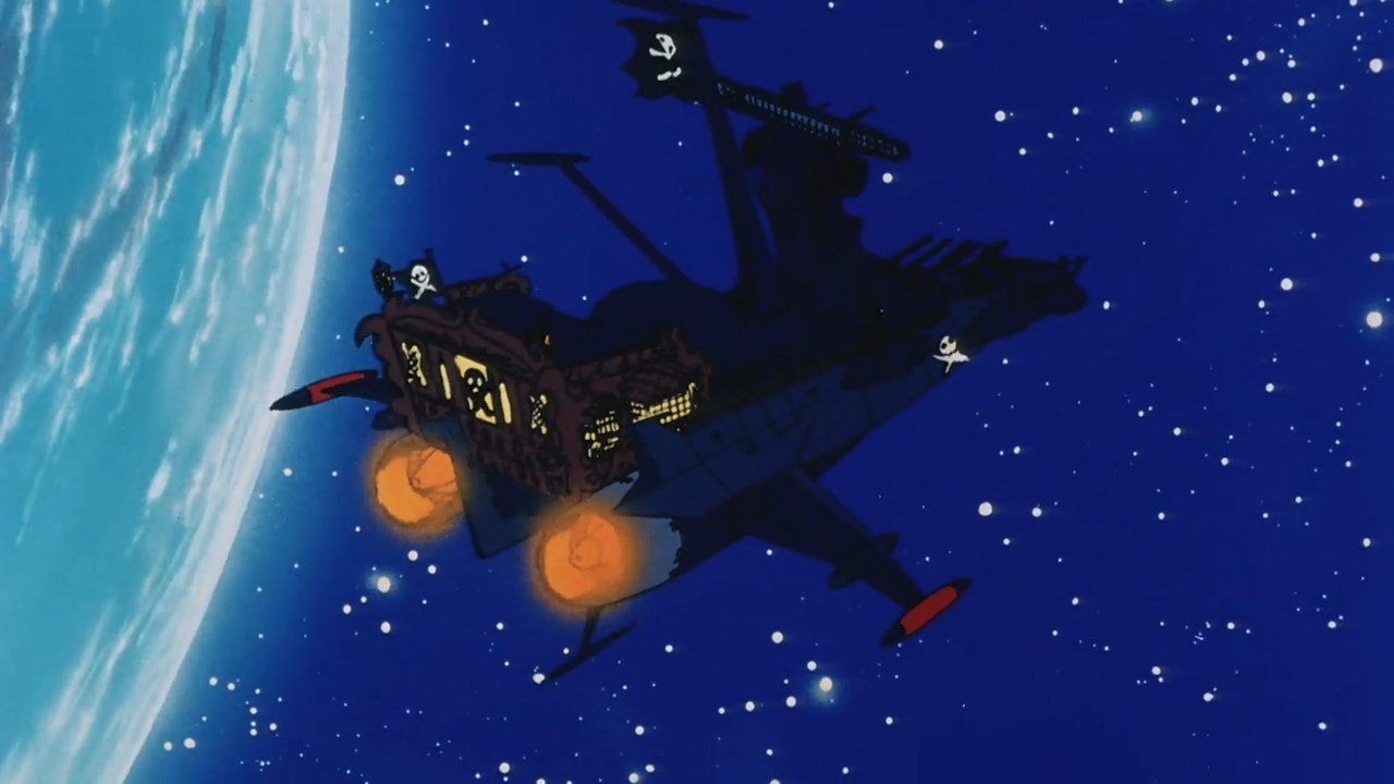 Кадры из Капитан Харлок: Тайна Аркадии (1978)