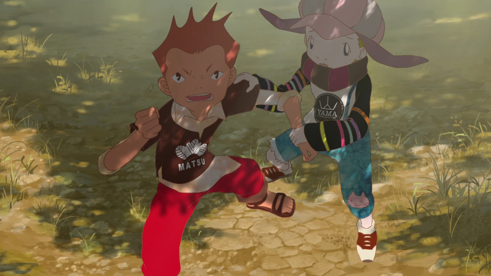 Кадры из Мацу, Ямма и Мобуру: Загадка семи камней и летающего замка (2013)