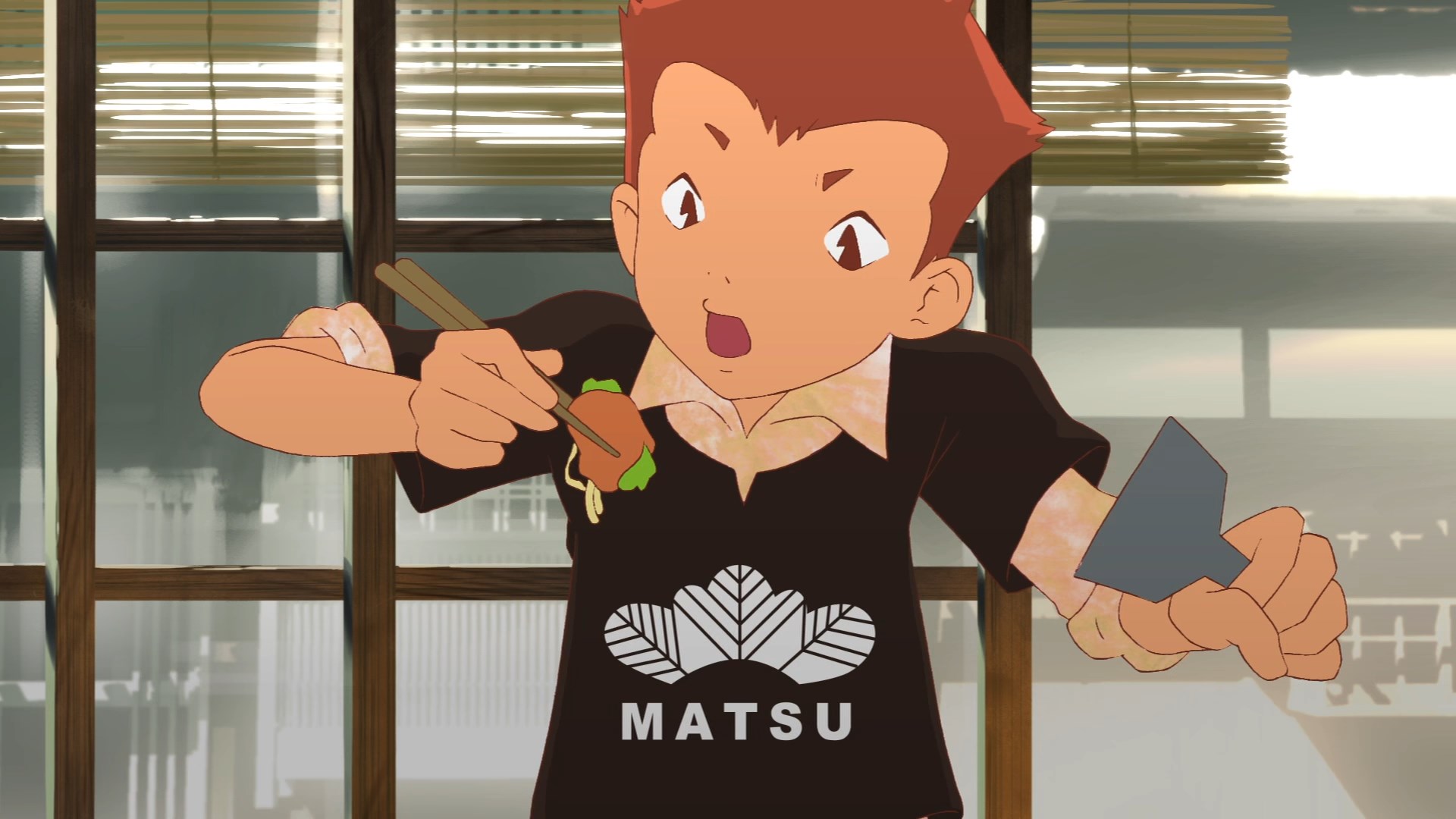 Кадры из Мацу, Ямма и Мобуру: Морские сокровища и остров с призраками (2014)