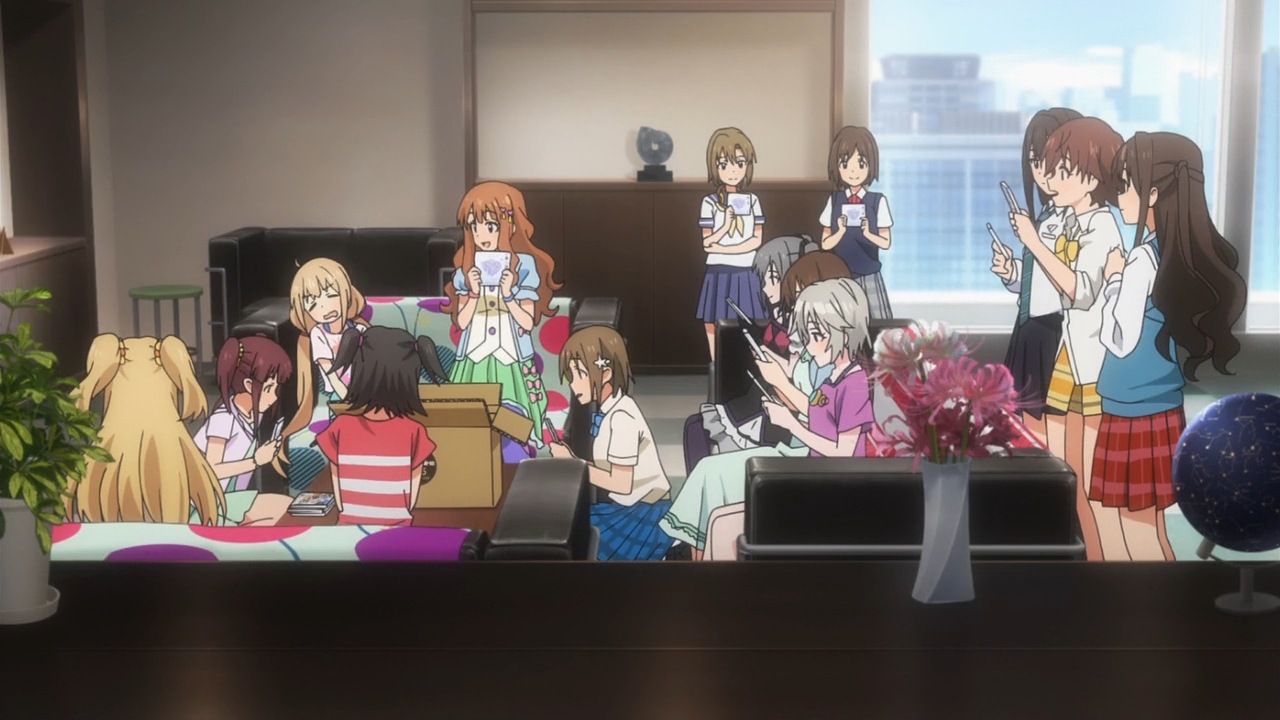 Кадры из Идолмастер: Девушки-Золушки (2015)