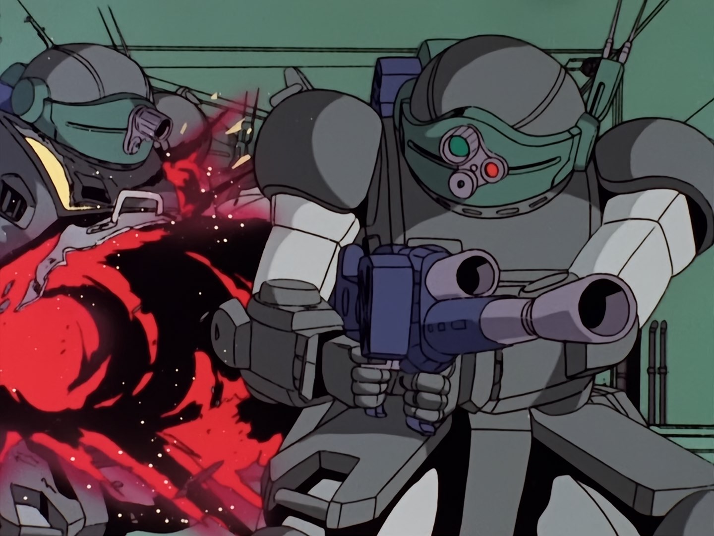 Кадры из Бронированные воины Вотомы: Документ Красноплечих (1988)