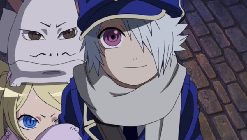 Кадры из Почтовая пчела: Свет и синяя ночная фантазия (2008)