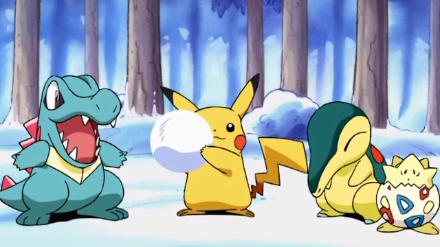Кадры из Покемон: Пикачу зимой 2001 (2000)