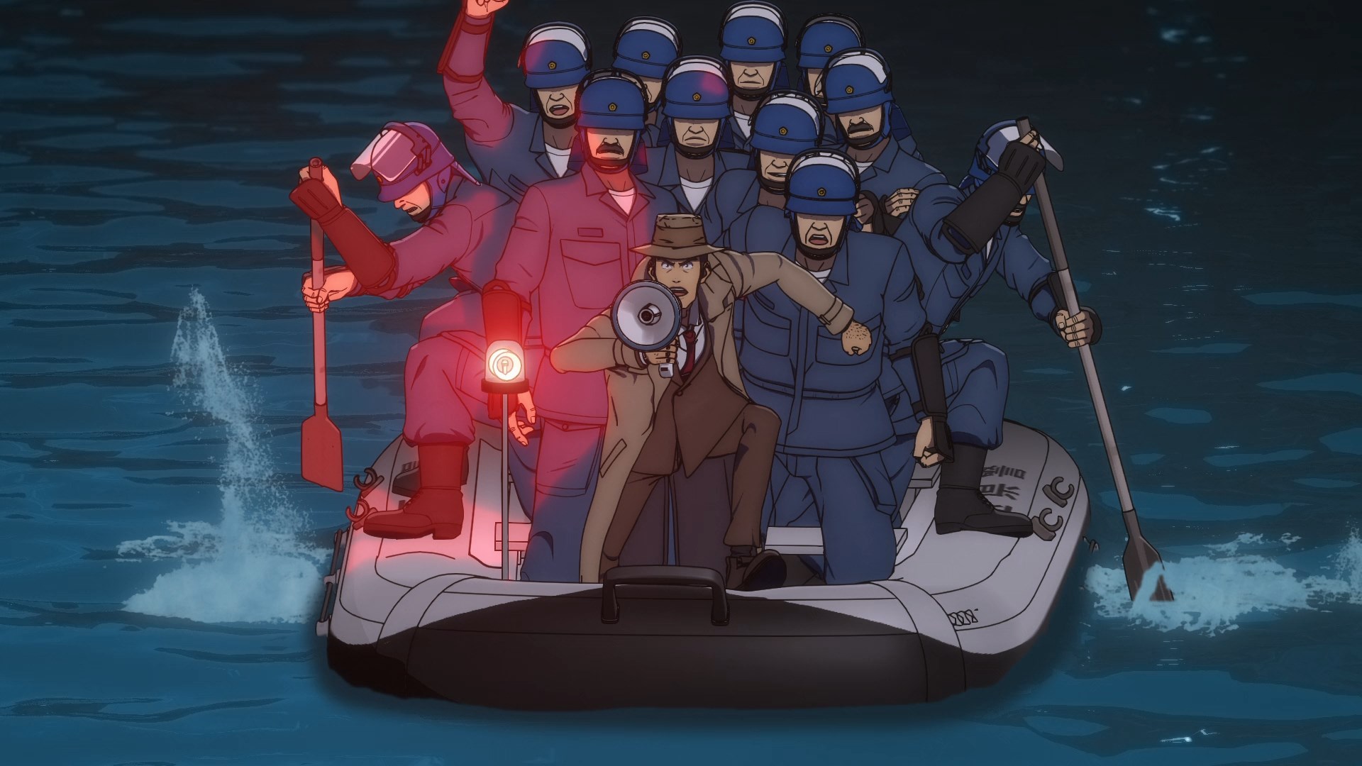 Кадры из Люпен III против Кошачьего глаза (2023)