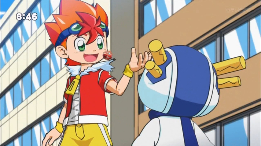 Кадры из Бакутек! Бакуган (2012)