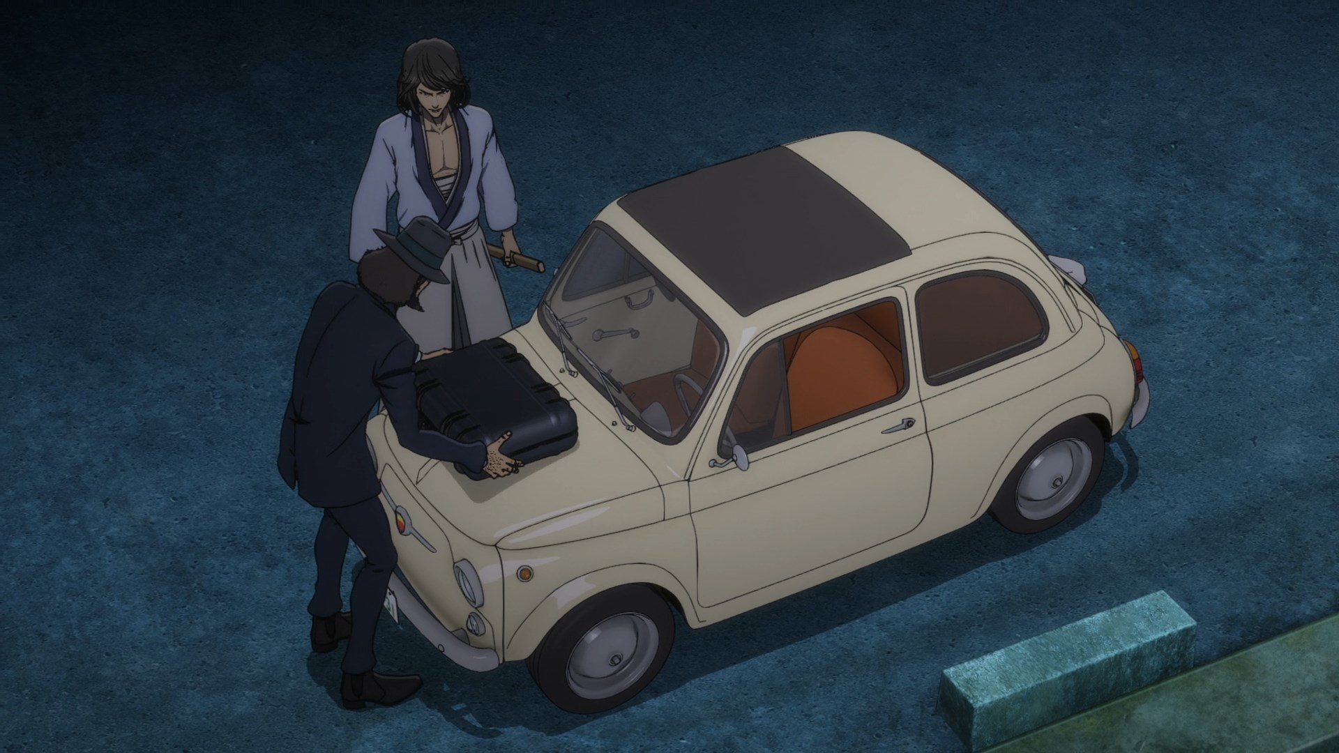 Кадры из Люпен III против Кошачьего глаза (2023)